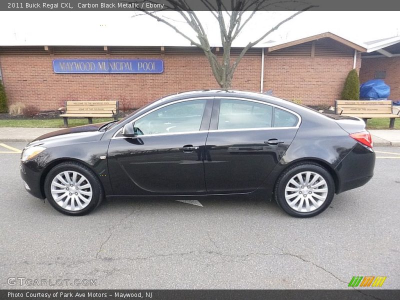 Carbon Black Metallic / Ebony 2011 Buick Regal CXL