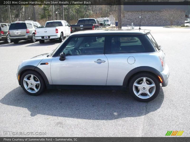 Pure Silver Metallic / Panther Black 2003 Mini Cooper Hardtop