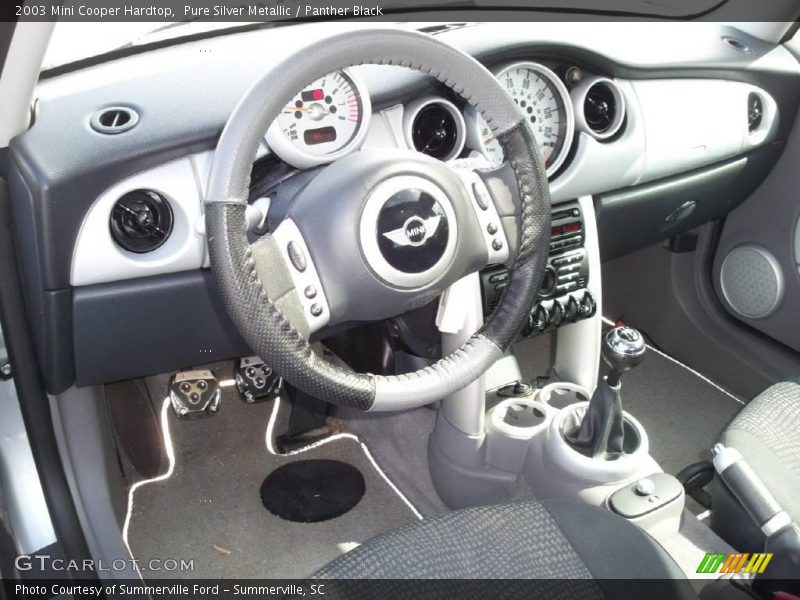 Pure Silver Metallic / Panther Black 2003 Mini Cooper Hardtop