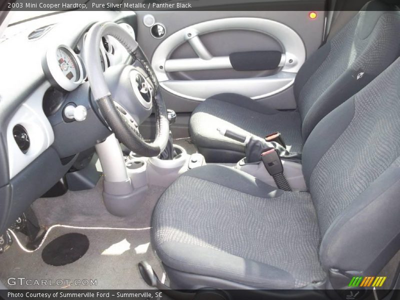 Pure Silver Metallic / Panther Black 2003 Mini Cooper Hardtop