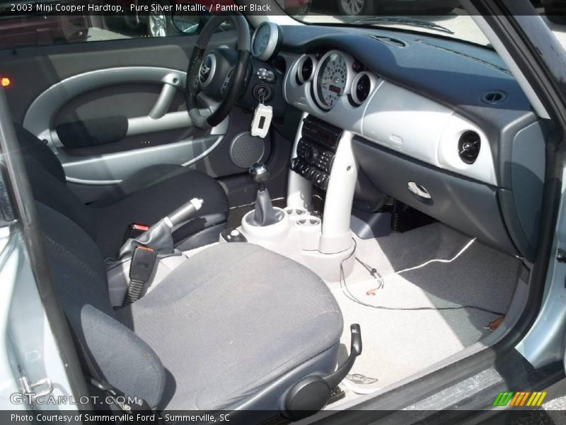 Pure Silver Metallic / Panther Black 2003 Mini Cooper Hardtop