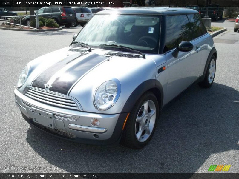 Pure Silver Metallic / Panther Black 2003 Mini Cooper Hardtop