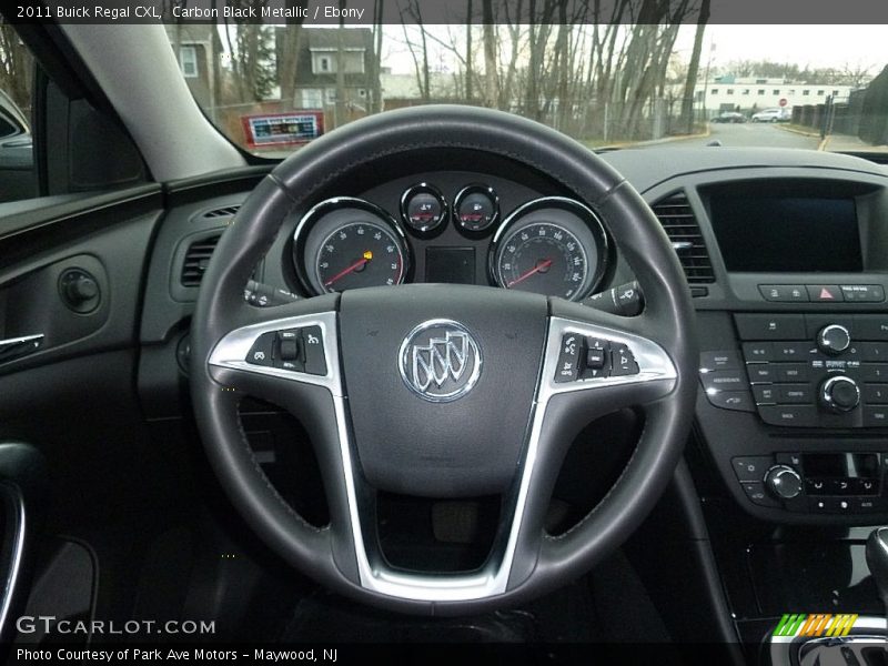 Carbon Black Metallic / Ebony 2011 Buick Regal CXL