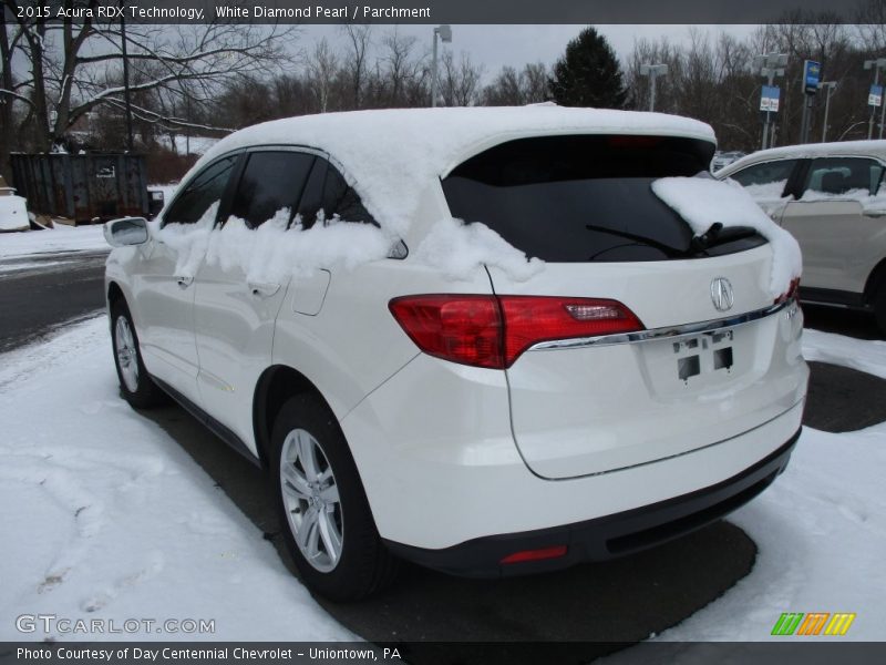 White Diamond Pearl / Parchment 2015 Acura RDX Technology