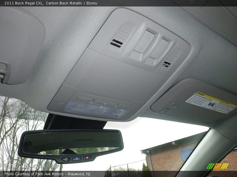 Carbon Black Metallic / Ebony 2011 Buick Regal CXL