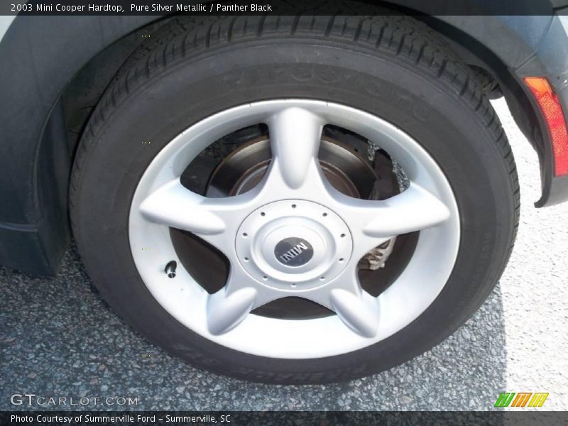 Pure Silver Metallic / Panther Black 2003 Mini Cooper Hardtop