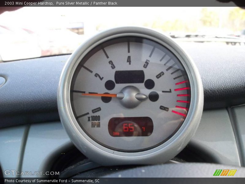Pure Silver Metallic / Panther Black 2003 Mini Cooper Hardtop