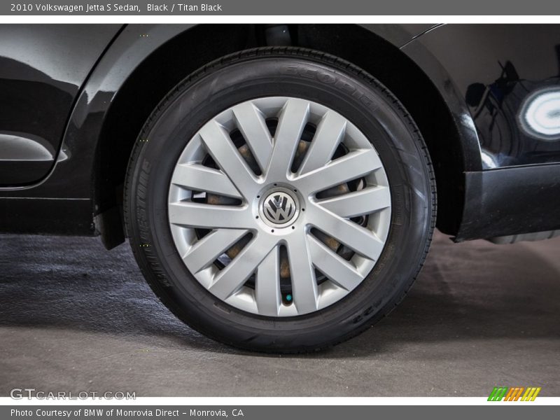 Black / Titan Black 2010 Volkswagen Jetta S Sedan