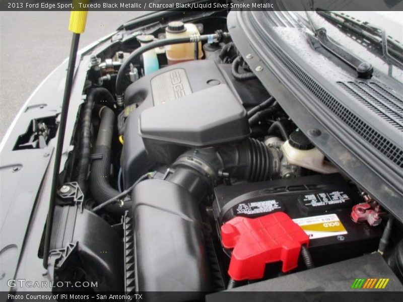 Tuxedo Black Metallic / Charcoal Black/Liquid Silver Smoke Metallic 2013 Ford Edge Sport
