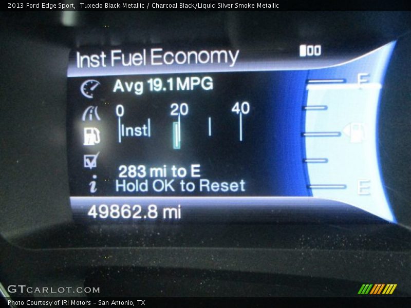 Tuxedo Black Metallic / Charcoal Black/Liquid Silver Smoke Metallic 2013 Ford Edge Sport