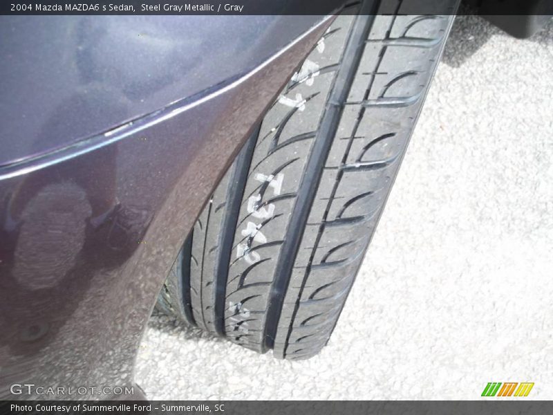 Steel Gray Metallic / Gray 2004 Mazda MAZDA6 s Sedan