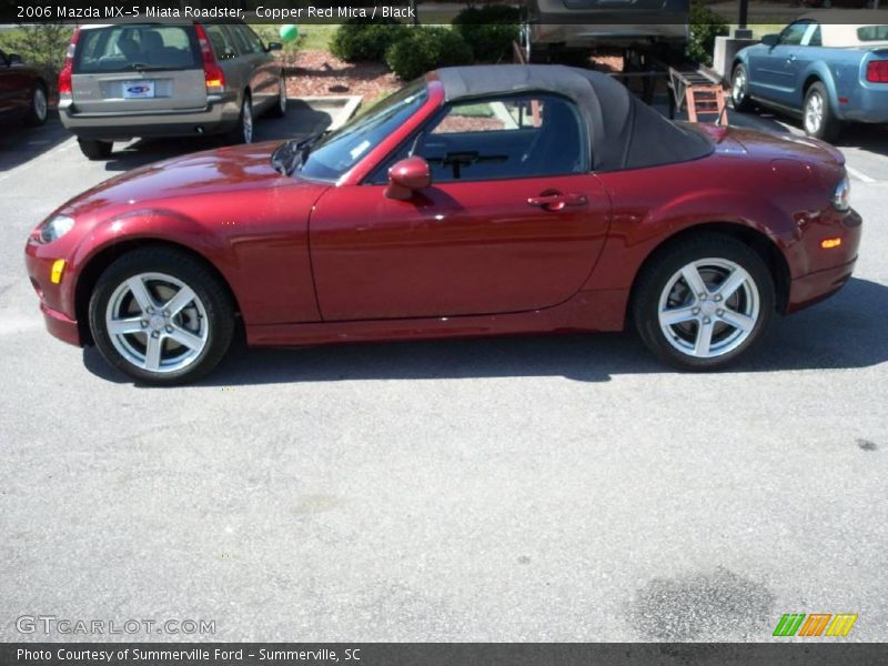 Copper Red Mica / Black 2006 Mazda MX-5 Miata Roadster