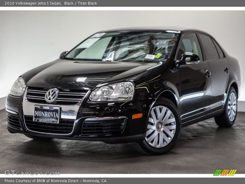 Black / Titan Black 2010 Volkswagen Jetta S Sedan