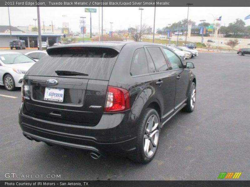 Tuxedo Black Metallic / Charcoal Black/Liquid Silver Smoke Metallic 2013 Ford Edge Sport