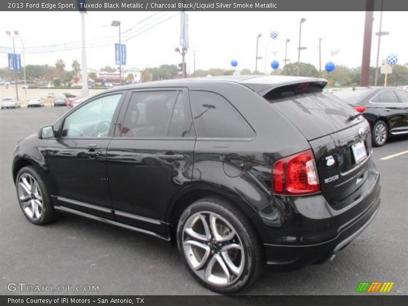 Tuxedo Black Metallic / Charcoal Black/Liquid Silver Smoke Metallic 2013 Ford Edge Sport