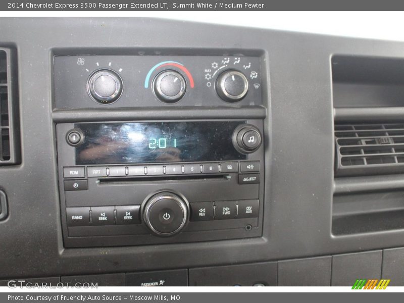 Summit White / Medium Pewter 2014 Chevrolet Express 3500 Passenger Extended LT