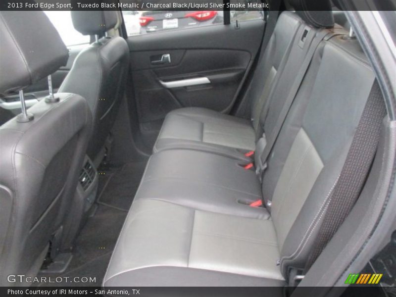 Tuxedo Black Metallic / Charcoal Black/Liquid Silver Smoke Metallic 2013 Ford Edge Sport