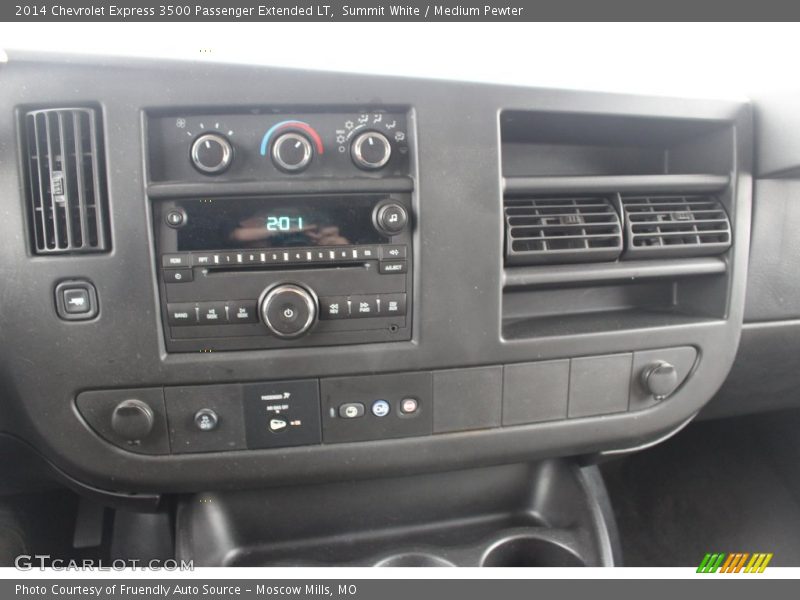 Summit White / Medium Pewter 2014 Chevrolet Express 3500 Passenger Extended LT