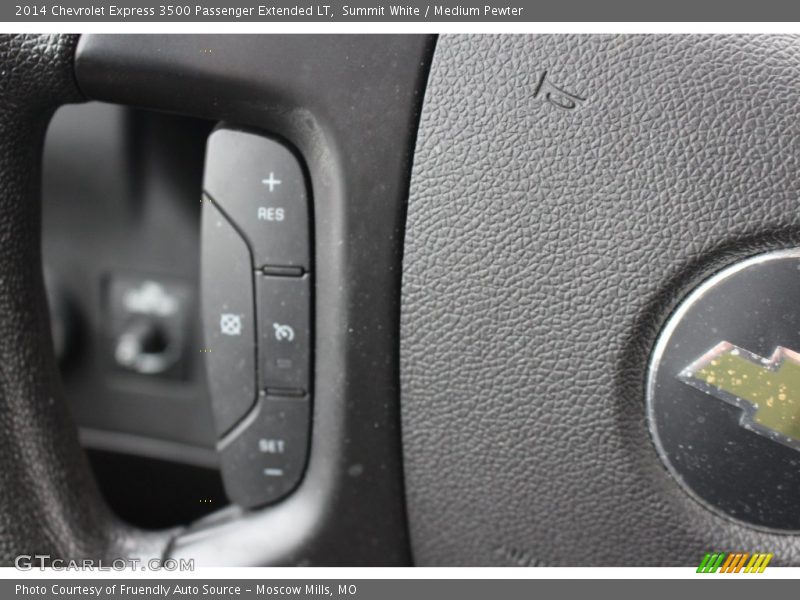 Summit White / Medium Pewter 2014 Chevrolet Express 3500 Passenger Extended LT