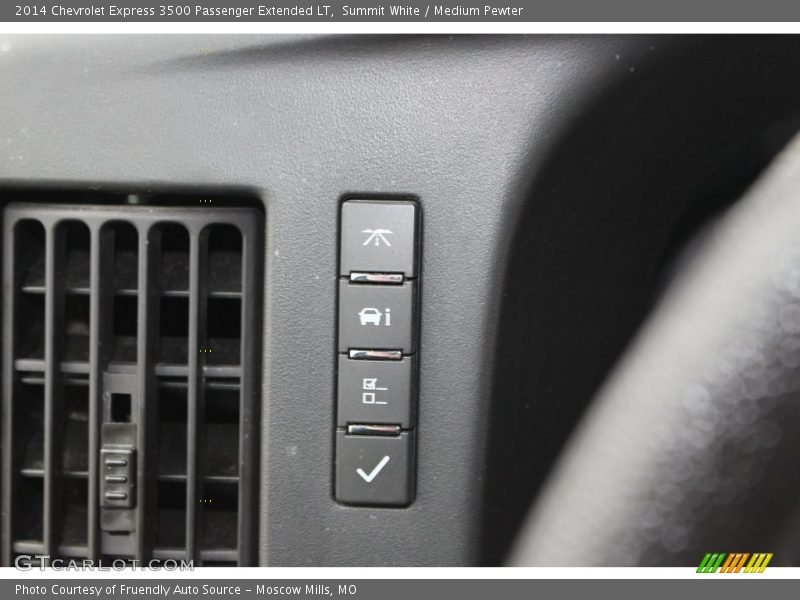 Summit White / Medium Pewter 2014 Chevrolet Express 3500 Passenger Extended LT