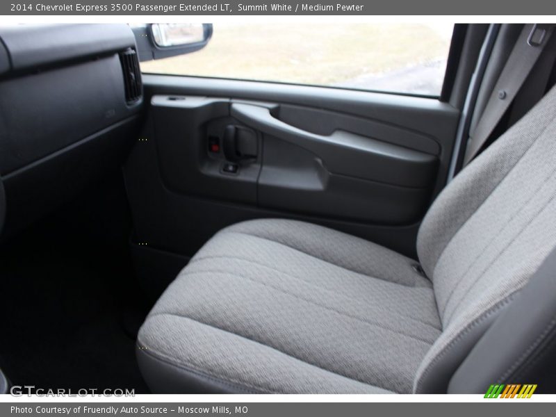 Summit White / Medium Pewter 2014 Chevrolet Express 3500 Passenger Extended LT
