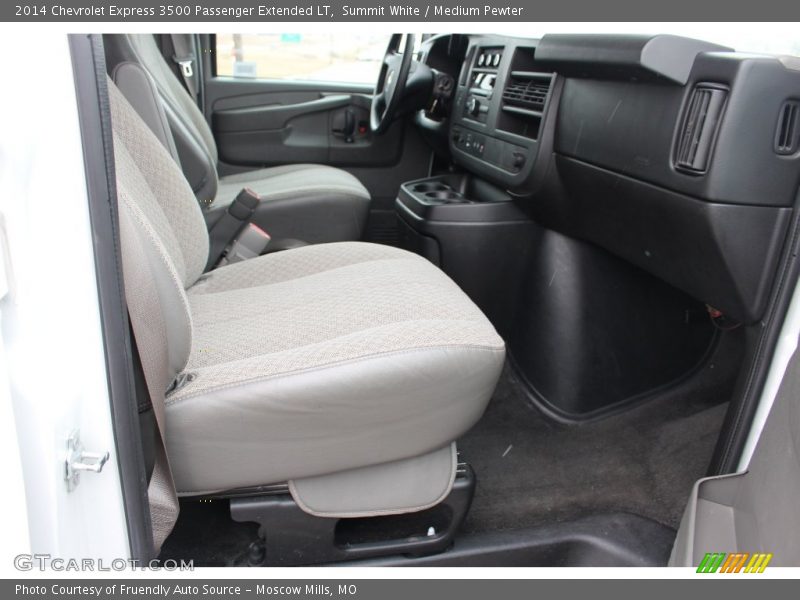 Summit White / Medium Pewter 2014 Chevrolet Express 3500 Passenger Extended LT