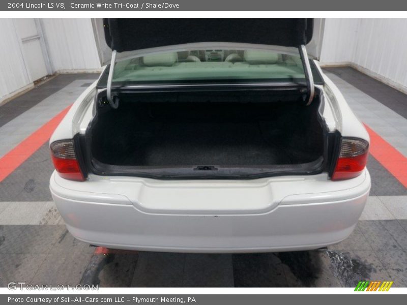 Ceramic White Tri-Coat / Shale/Dove 2004 Lincoln LS V8
