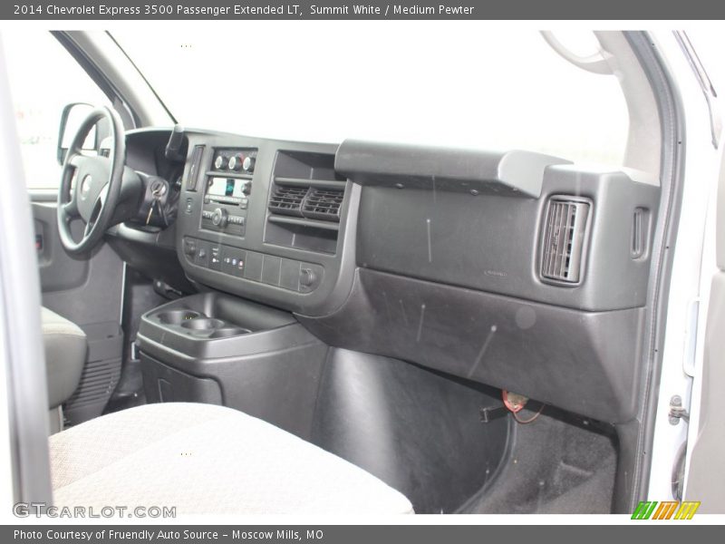 Summit White / Medium Pewter 2014 Chevrolet Express 3500 Passenger Extended LT