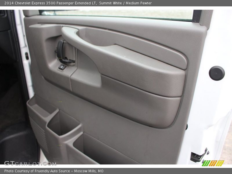 Summit White / Medium Pewter 2014 Chevrolet Express 3500 Passenger Extended LT