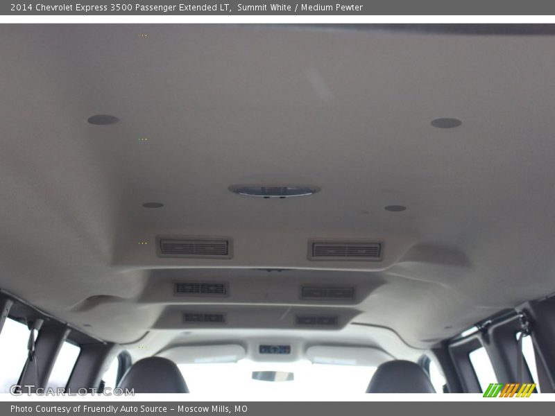Summit White / Medium Pewter 2014 Chevrolet Express 3500 Passenger Extended LT