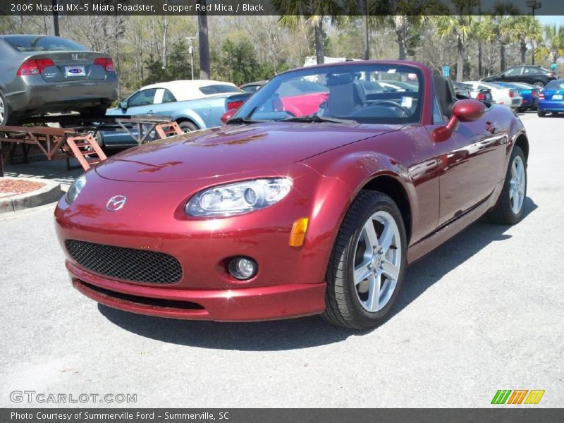 Copper Red Mica / Black 2006 Mazda MX-5 Miata Roadster