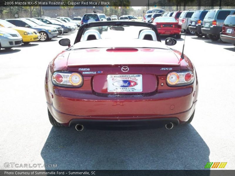 Copper Red Mica / Black 2006 Mazda MX-5 Miata Roadster