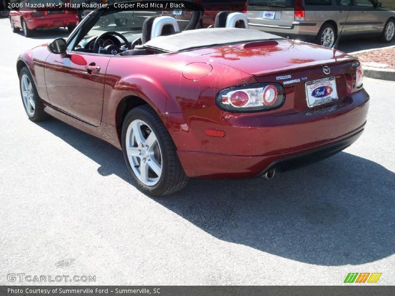 Copper Red Mica / Black 2006 Mazda MX-5 Miata Roadster