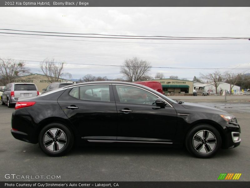 Ebony Black / Beige 2012 Kia Optima Hybrid