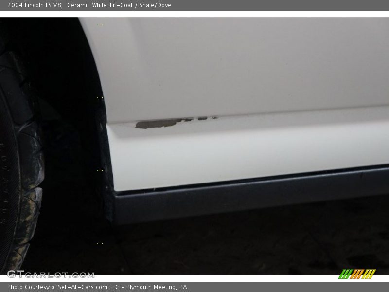 Ceramic White Tri-Coat / Shale/Dove 2004 Lincoln LS V8