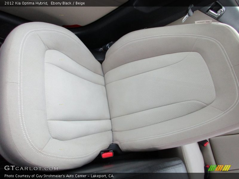 Ebony Black / Beige 2012 Kia Optima Hybrid
