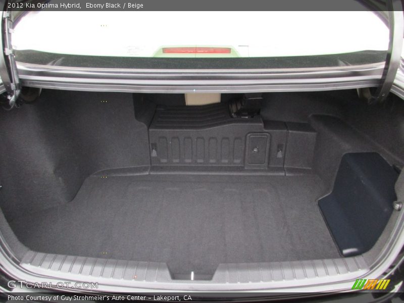 Ebony Black / Beige 2012 Kia Optima Hybrid