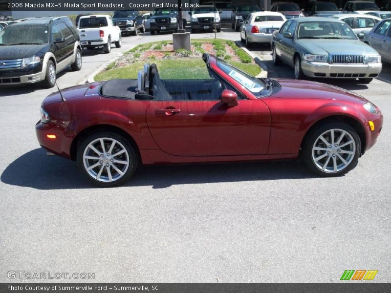 Copper Red Mica / Black 2006 Mazda MX-5 Miata Sport Roadster