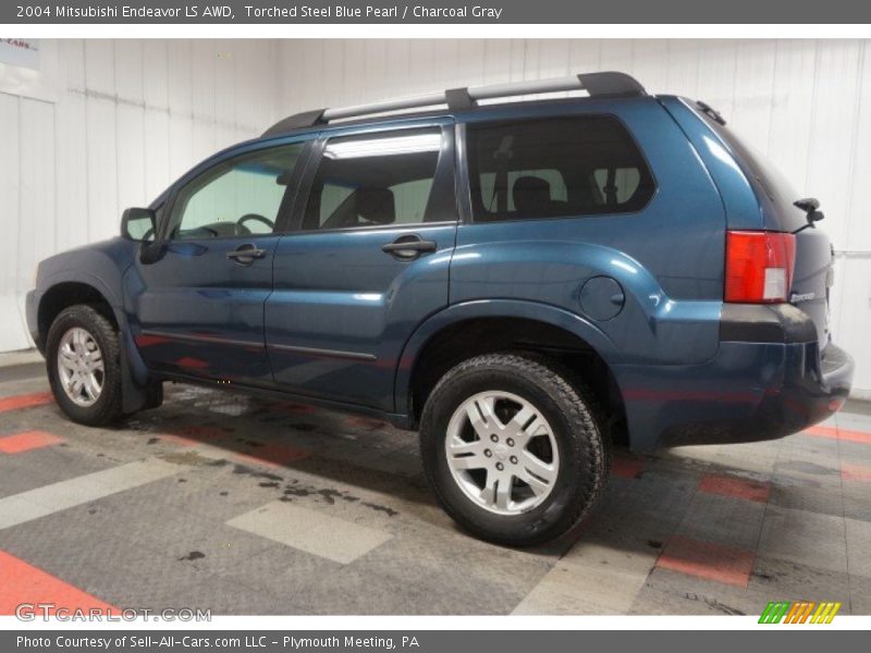 Torched Steel Blue Pearl / Charcoal Gray 2004 Mitsubishi Endeavor LS AWD