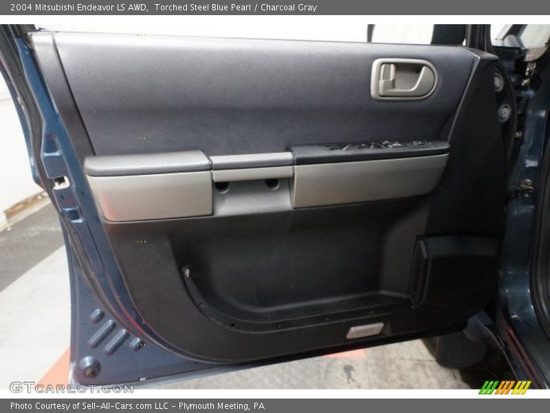 Torched Steel Blue Pearl / Charcoal Gray 2004 Mitsubishi Endeavor LS AWD