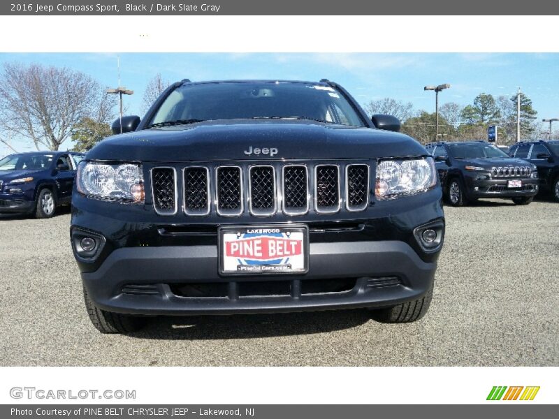 Black / Dark Slate Gray 2016 Jeep Compass Sport