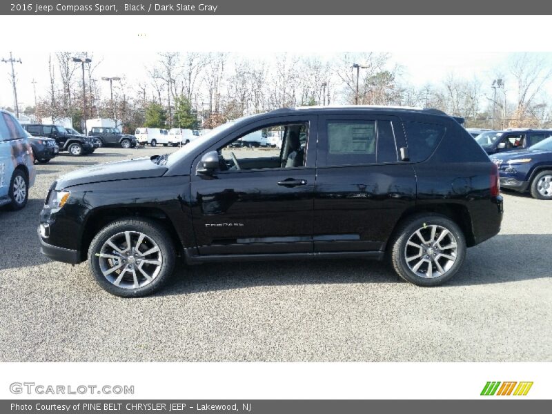 Black / Dark Slate Gray 2016 Jeep Compass Sport