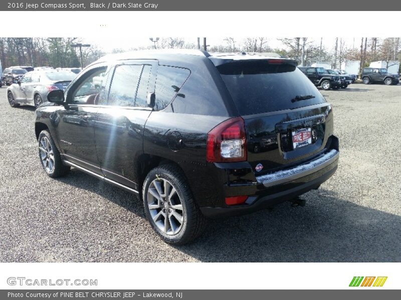 Black / Dark Slate Gray 2016 Jeep Compass Sport