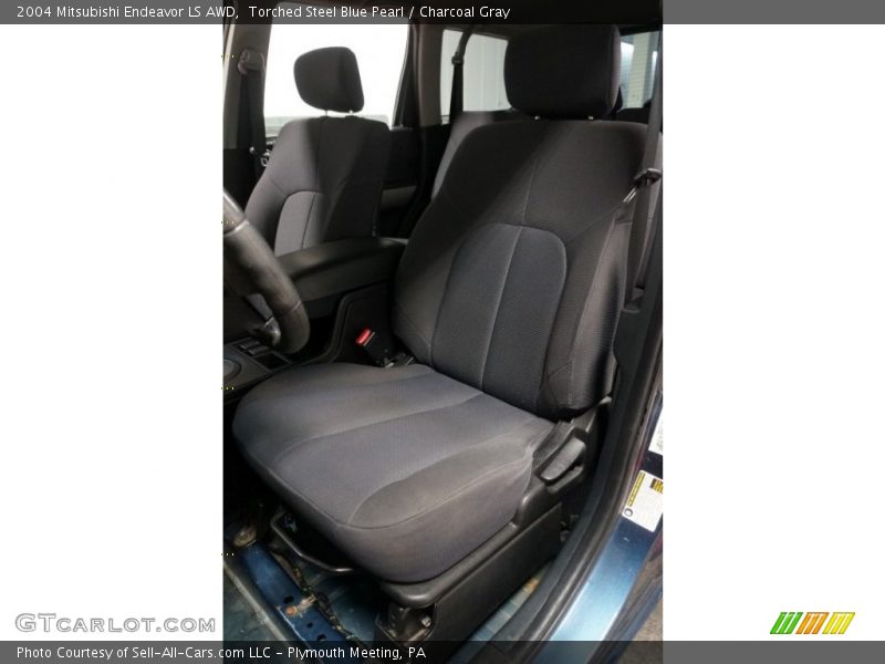 Torched Steel Blue Pearl / Charcoal Gray 2004 Mitsubishi Endeavor LS AWD