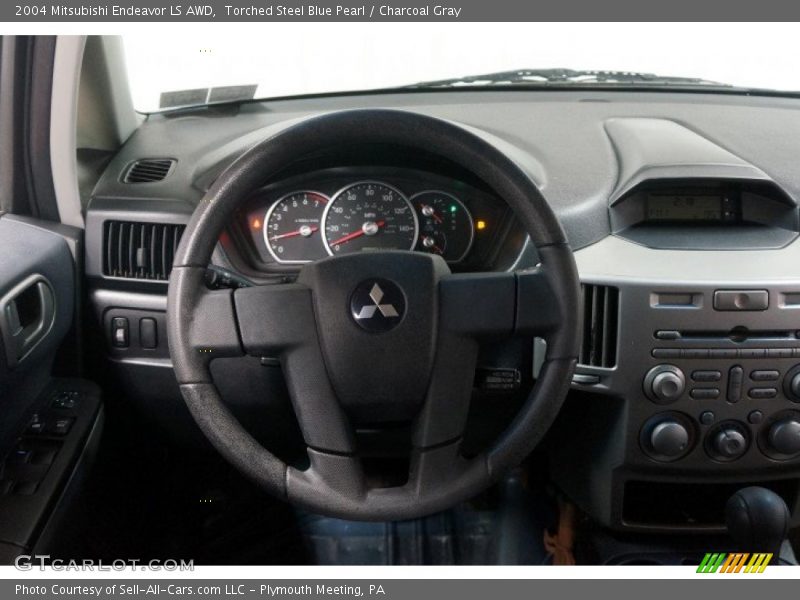 Torched Steel Blue Pearl / Charcoal Gray 2004 Mitsubishi Endeavor LS AWD