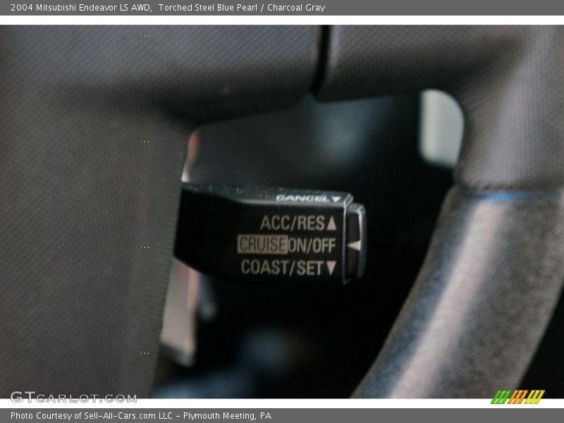 Torched Steel Blue Pearl / Charcoal Gray 2004 Mitsubishi Endeavor LS AWD