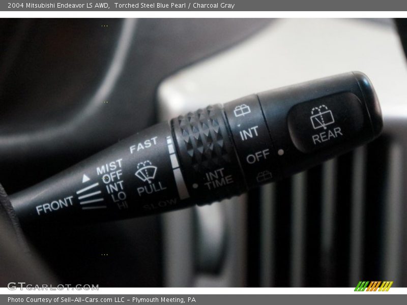 Torched Steel Blue Pearl / Charcoal Gray 2004 Mitsubishi Endeavor LS AWD