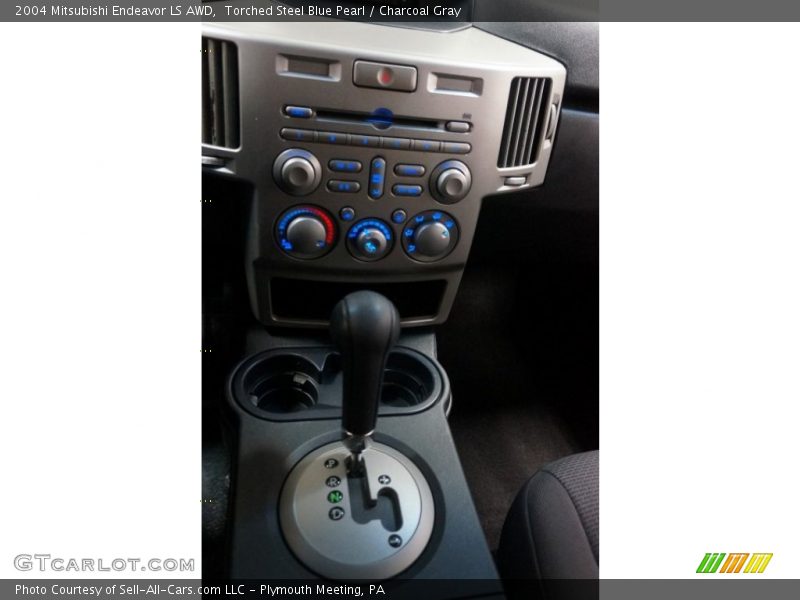 Torched Steel Blue Pearl / Charcoal Gray 2004 Mitsubishi Endeavor LS AWD