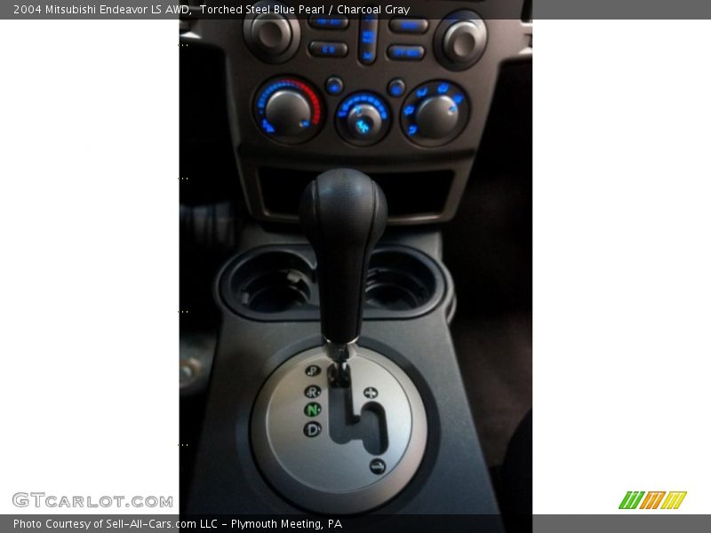 Torched Steel Blue Pearl / Charcoal Gray 2004 Mitsubishi Endeavor LS AWD
