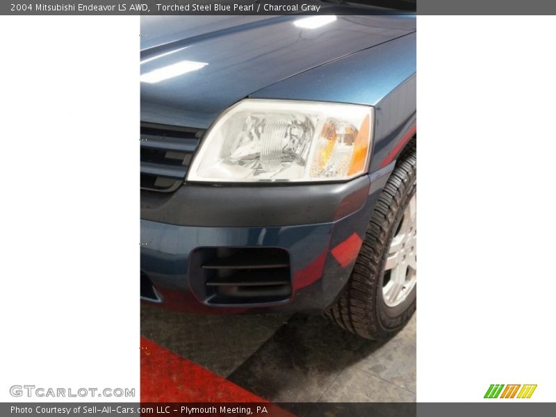 Torched Steel Blue Pearl / Charcoal Gray 2004 Mitsubishi Endeavor LS AWD